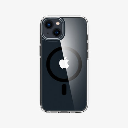 ACS03529 -iPhone 13 Case Ultra Hybrid Mag Safe Compatible in black showing the back