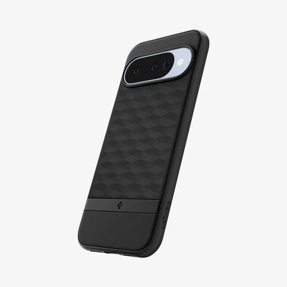 ACS09708 - Pixel 10 Pixel 10 Pro in black showing the back and side