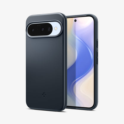 ACS09700 - Pixel 10, Pixel 10 Pro Thin Fit (MagFit) in Metal Slate showing the back and front