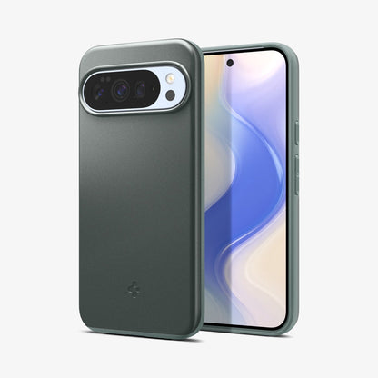 ACS09724 - Pixel 10 Pro XL Thin Fit (MagFit) in Sage Green showing the back and front