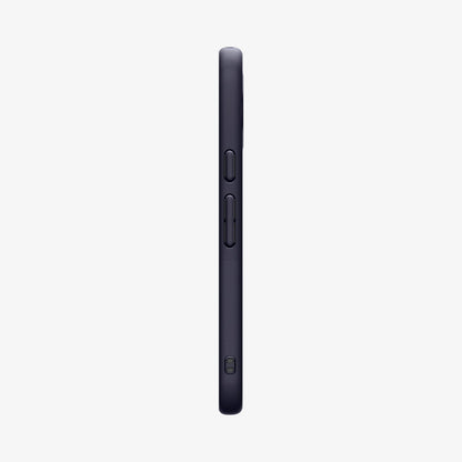 ACS11444 - Pixel 11 Nano Pop (Mag Fit) Blueberry Navy side profile showing responsive button covers, textured side grips, and integrated strap hole.
