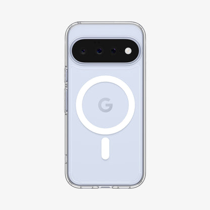 ACS11441 - Pixel 11 Ultra Hybrid (Mag Fit) Clear White case with a built in MagFit ring, camera protection, responsive button covers, and a slim profile.