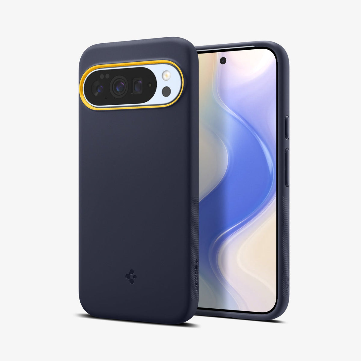 ACS09734 - Pixel 10 Pro XL Case Nano Pop (MagFit) in blueberry navy showing the back and front