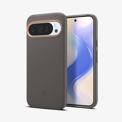 ACS09735 - Pixel 10 Pro XL Case Nano Pop (MagFit) in papaya gray showing the back and front