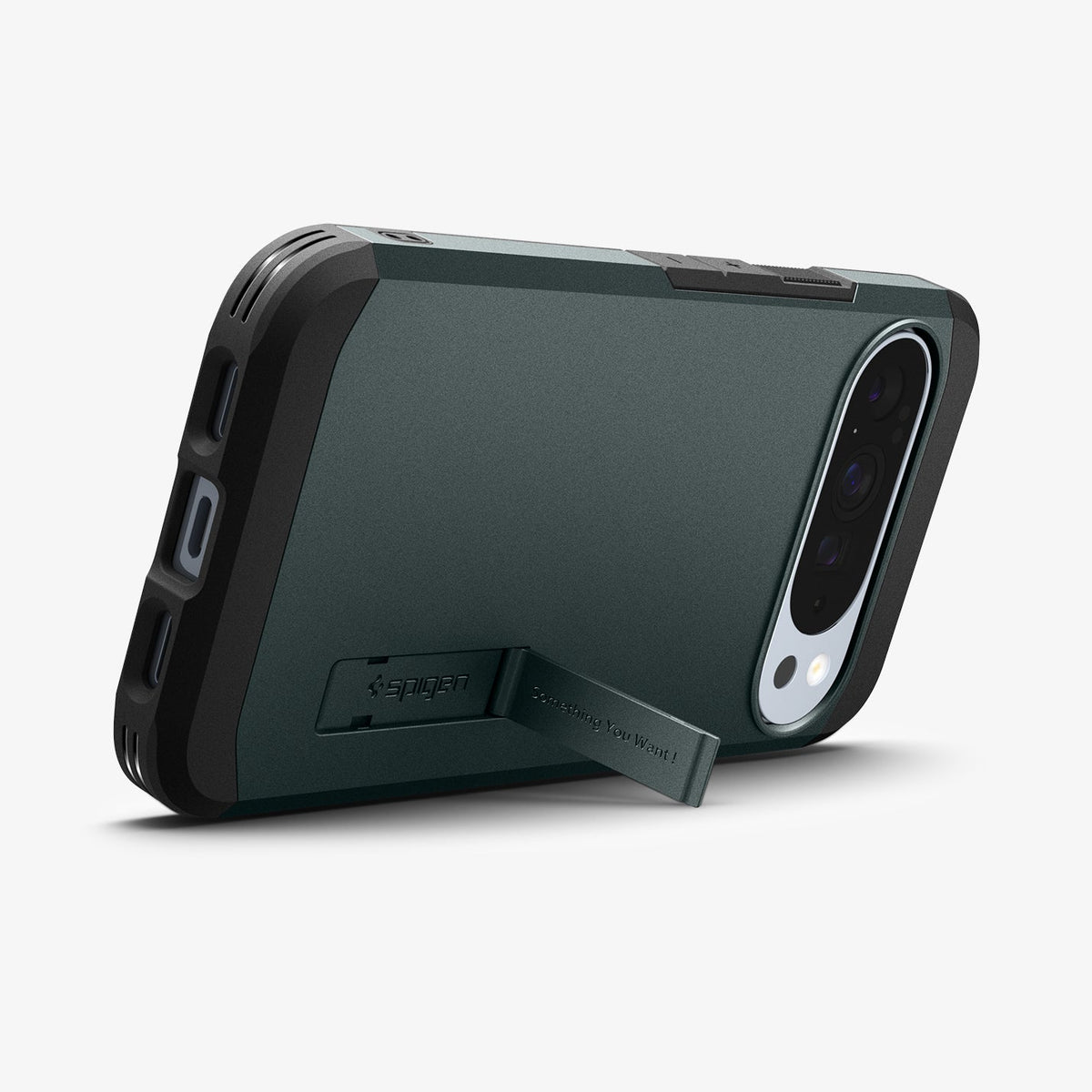 ACS09730 - Pixel 10 Pro XL Tough Armor AI (MagFit) in Abyss Green showing side