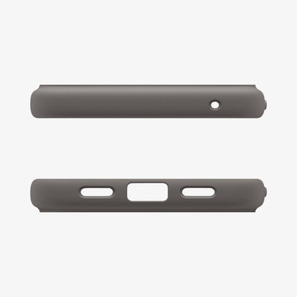 ACS09712 - Pixel 10 Pixel 10 Pro Case Nano Pop (MagFit) in Papaya Gray showing the top and bottom of case
