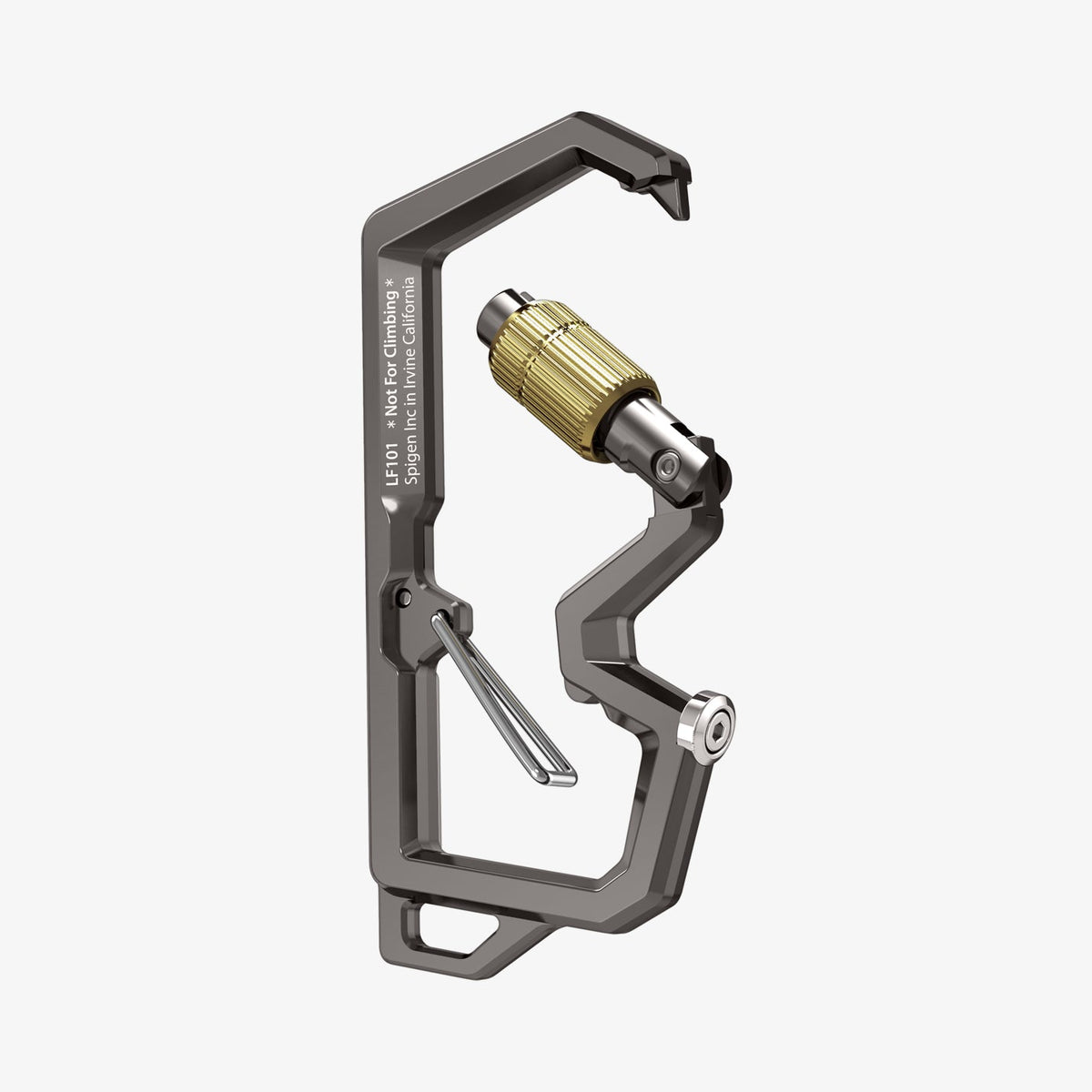 AHP08894 - Carabiner | LF101 in black carabiner clip partially open