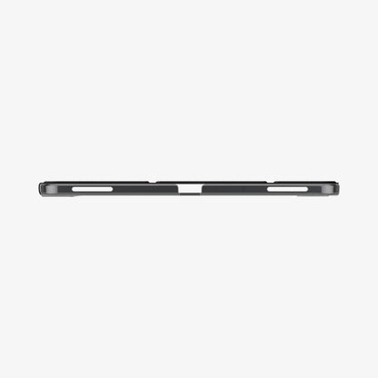 ACS11821 - Galaxy Tab S12 Ultra Liquid Air Folio showing the edge of a tablet case with speaker openings and a centered port cutout.