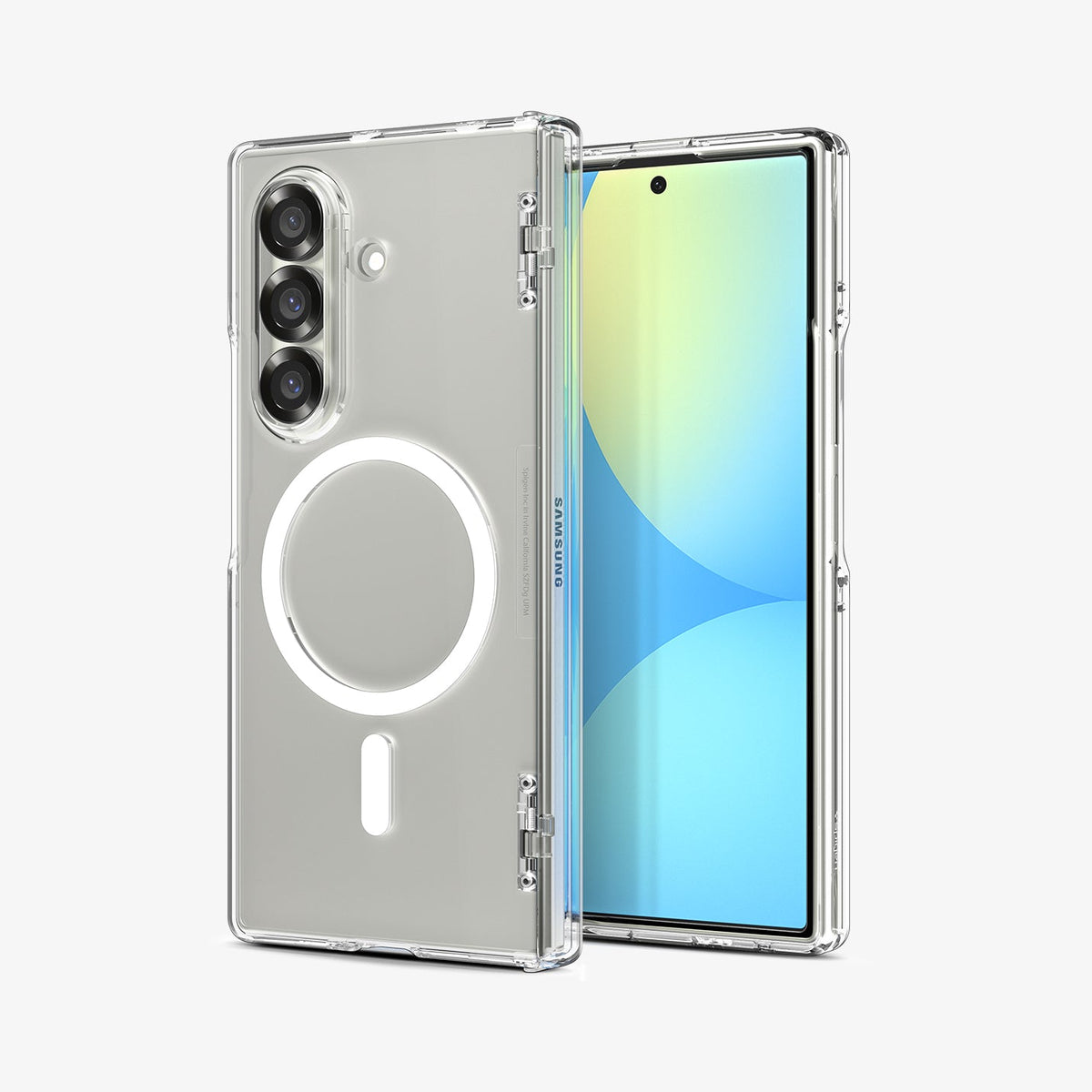 ACS09546 - Galaxy Z Fold 7 Ultra Hybrid Pro (MagFit) showing the back, hinge, partial front and sides