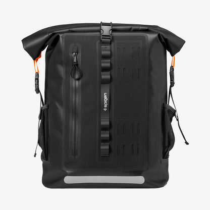 AMP07875 - AquaShield Waterproof Backpack A650 in Black showing the front
