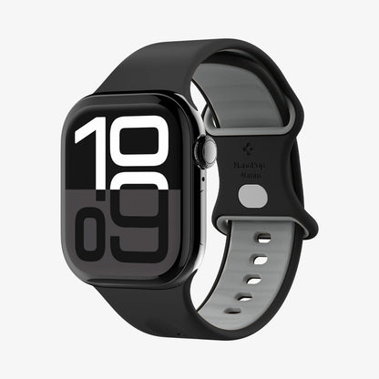 AMP09321 - Apple Watch Series - Nano Pop 46mm in Black Sesame showing the front