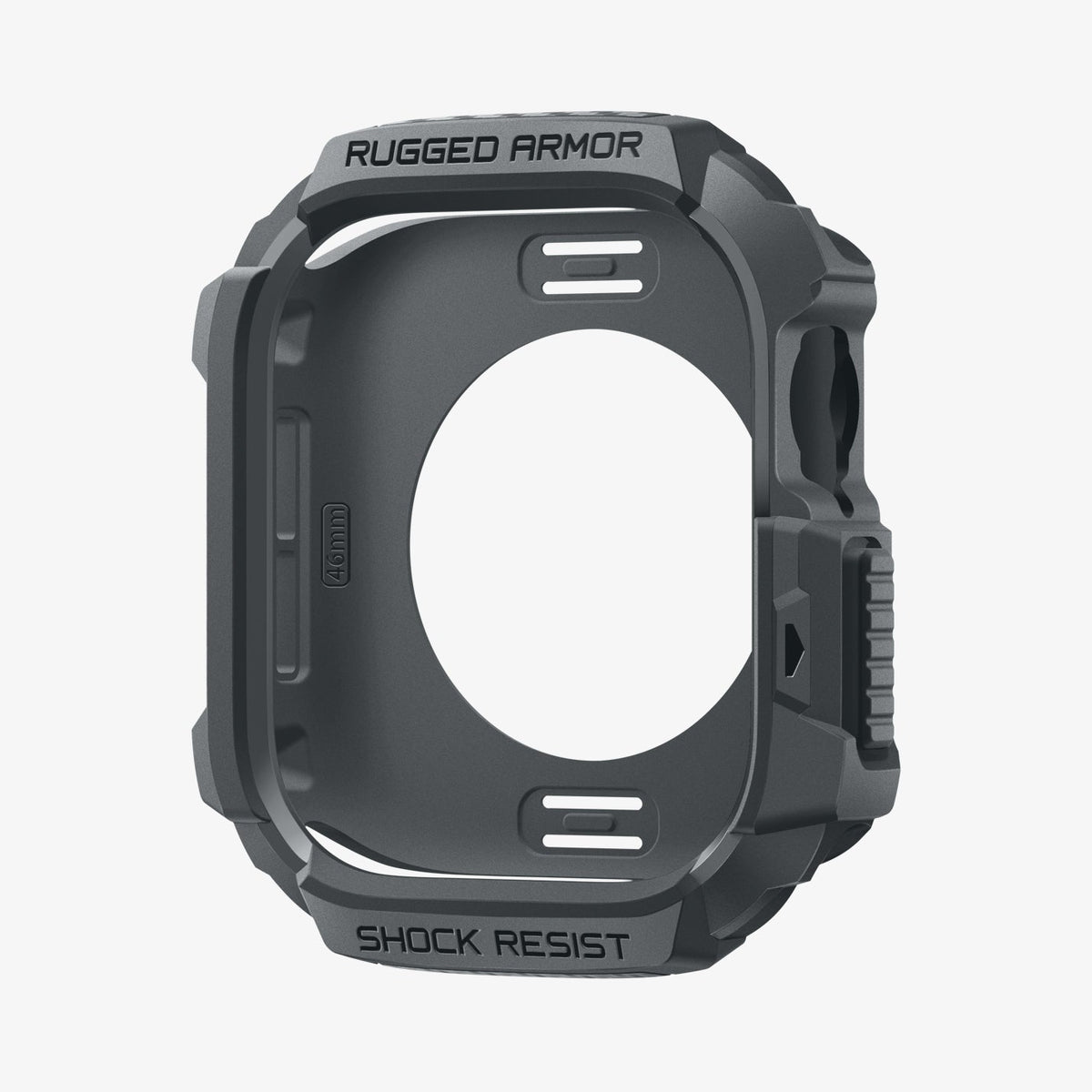 ACS10500 - Apple Watch 10/11 (46mm) Rugged Armor 2 in Dark Gray showing the case without device