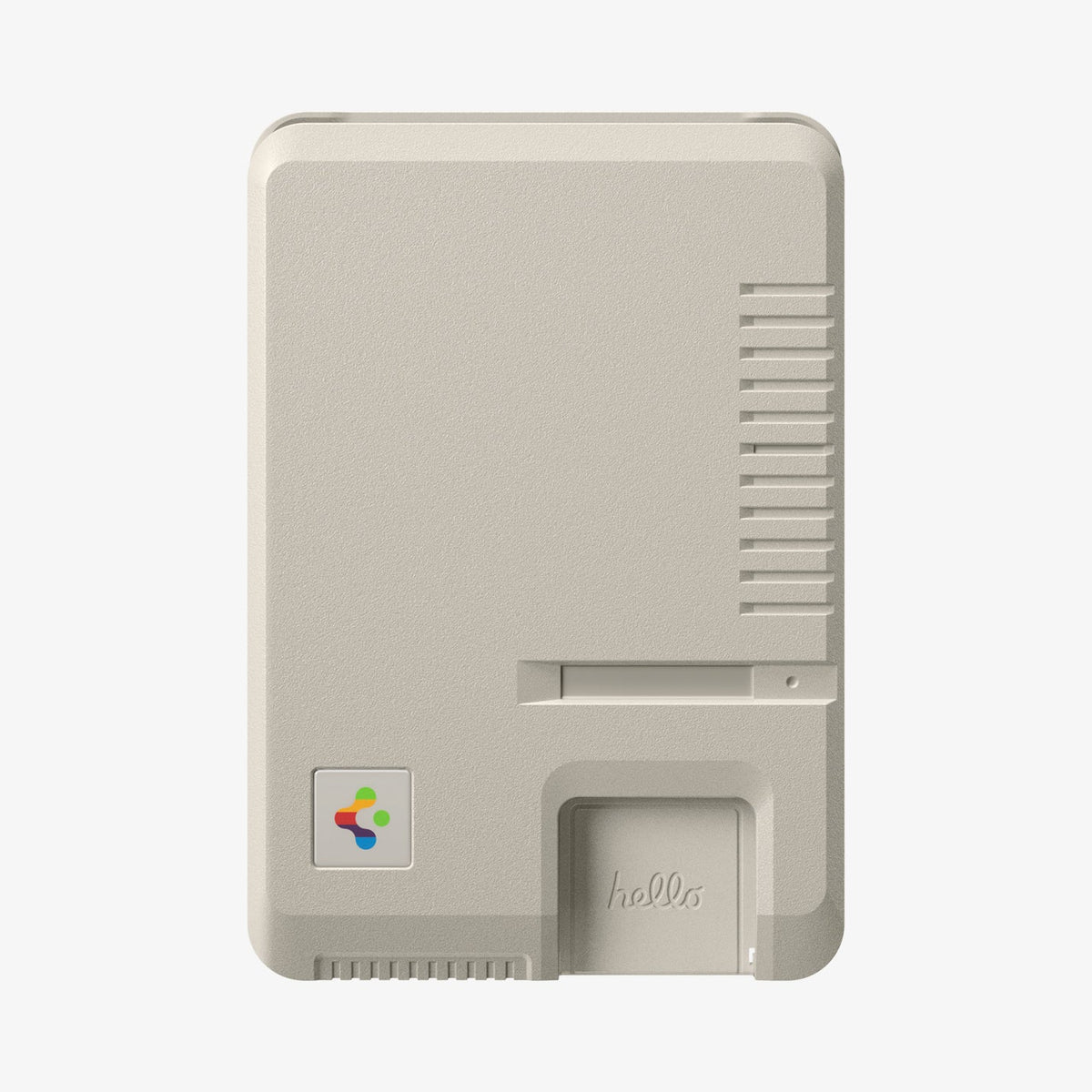 AFA10949 - Classic LS Card Holder (Mag Fit) in Stone showing the front