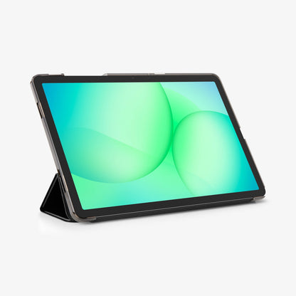 ACS10553 - Galaxy Tab A Series - Smart Fold Matte Black showing the side and front