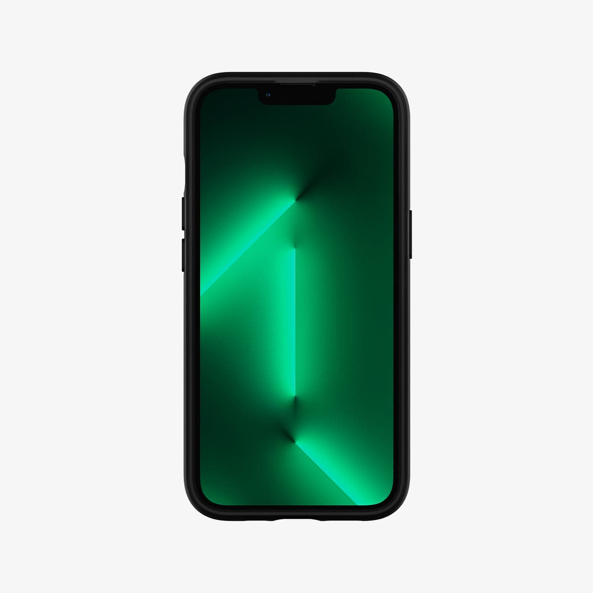 ACS04561 - iPhone 13 Pro Case Slim Armor CS in midnight green showing the front