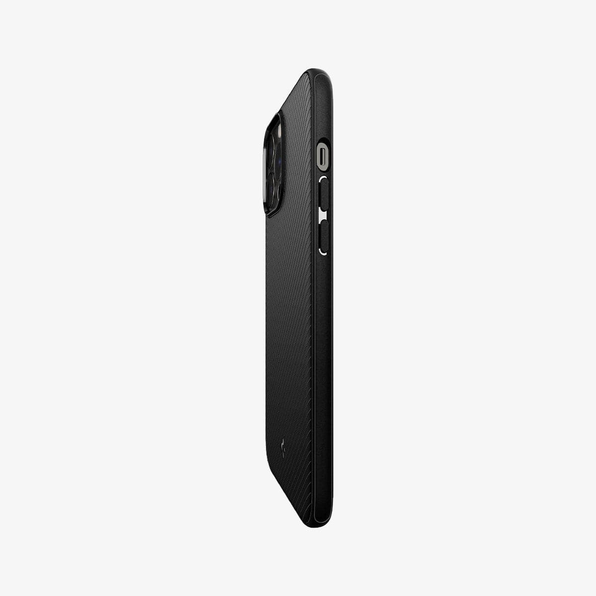 ACS03281 - iPhone 13 Pro Case Mag Armor in black showing the side and partial back