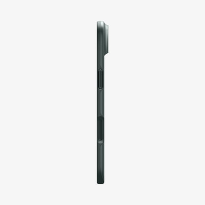 ACS09917 - iPhone 17 Air Thin Fit (MagFit) in Abyss Green showing the side