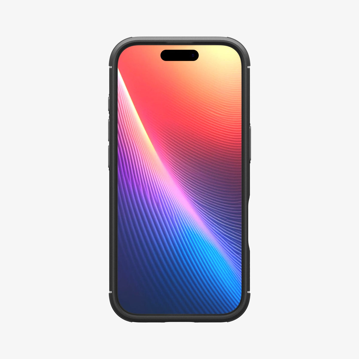 ACS09645 - iPhone 17 Core Armor (MagFit) in Matte Black showing the front