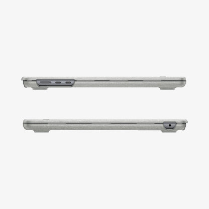 ACS10975 - MacBook Air 15-inch in Heather Gray showing the side