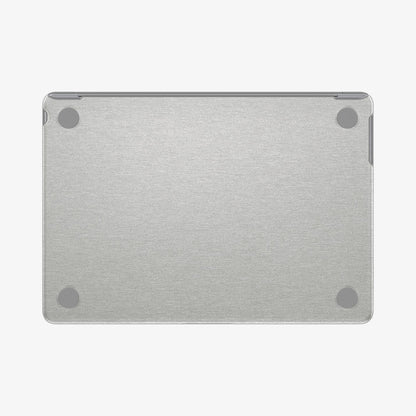ACS10974 - MacBook Air 13-inch in Heather Gray showing the bottom