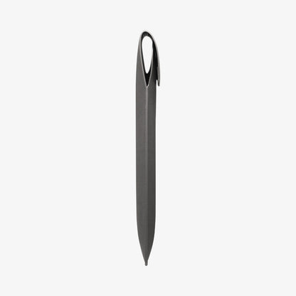AFA06415 - MacBook Pro 14-inch Valentinus Laptop Pouch in City Gray showing slim leather design with device inside