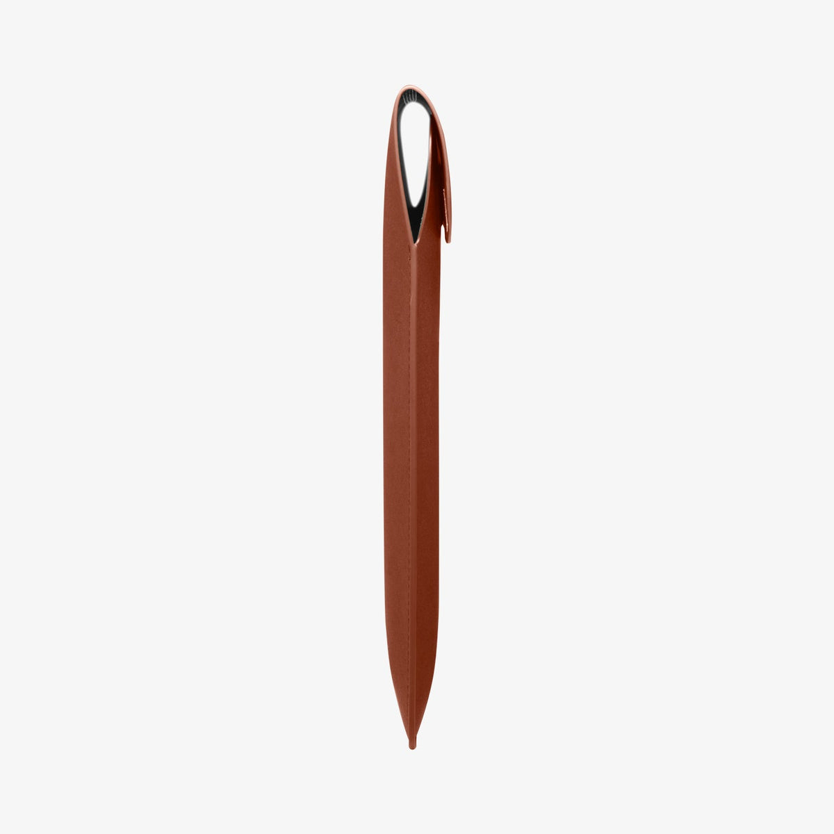 AFA06419 - MacBook Pro 16-inch Valentinus Laptop Pouch in Classic Brown showing slim leather design with device inside