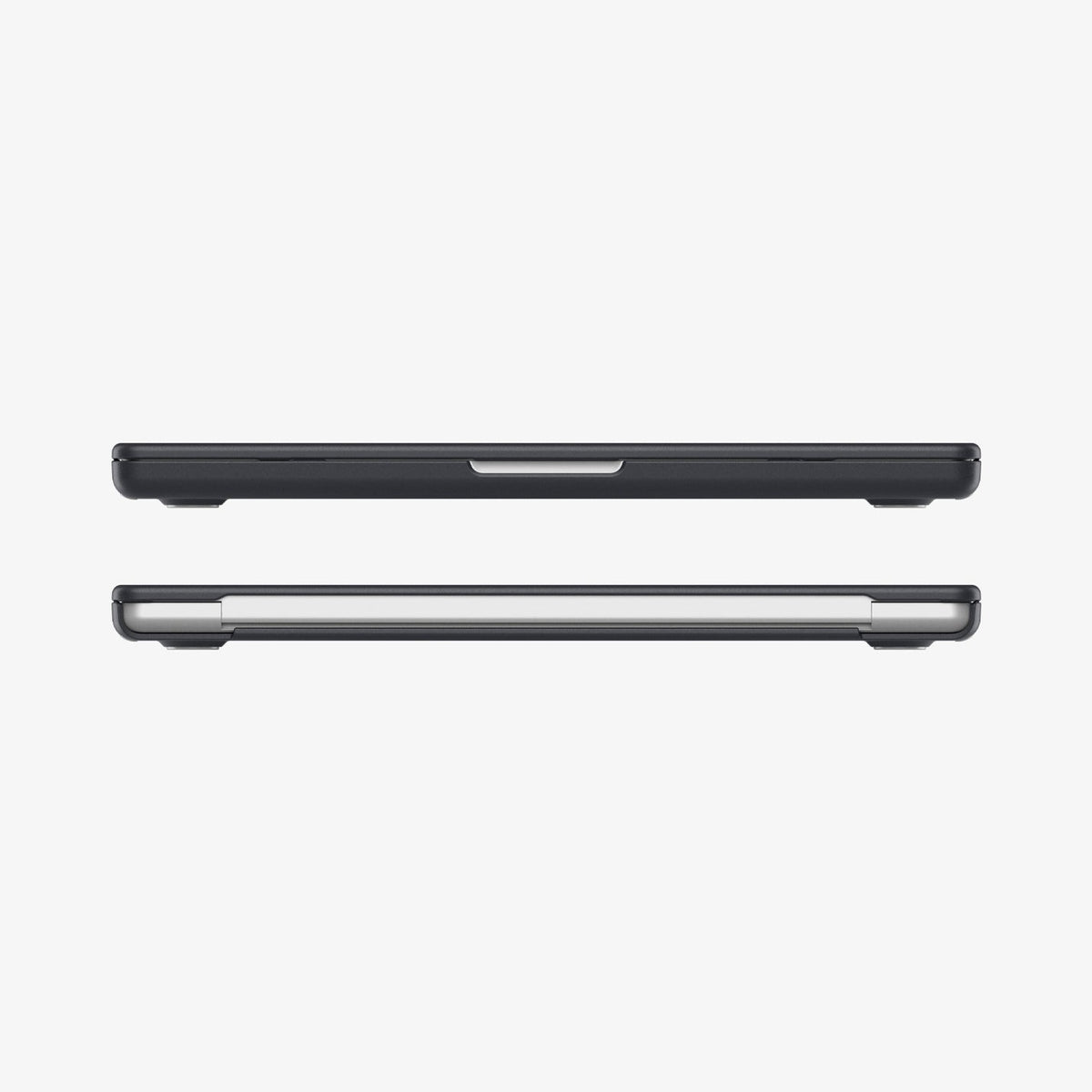 ACS11272 - MacBook Pro 14-inch Nano Pop Black Sesame showing front and rear edge views of the laptop case with a slim fitted profile