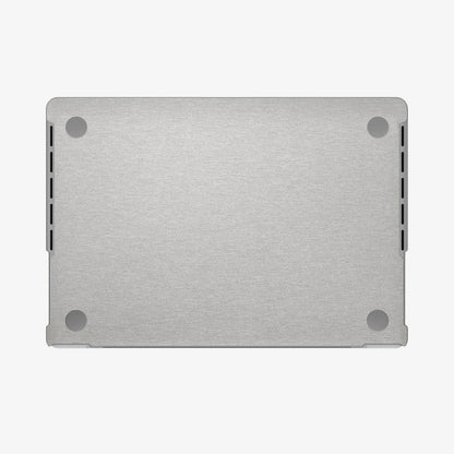 ACS10976 - MacBook Pro 14-inch in Heather Gray showing the bottom