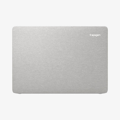 ACS10976 - MacBook Pro 14-inch in Heather Gray showing the top