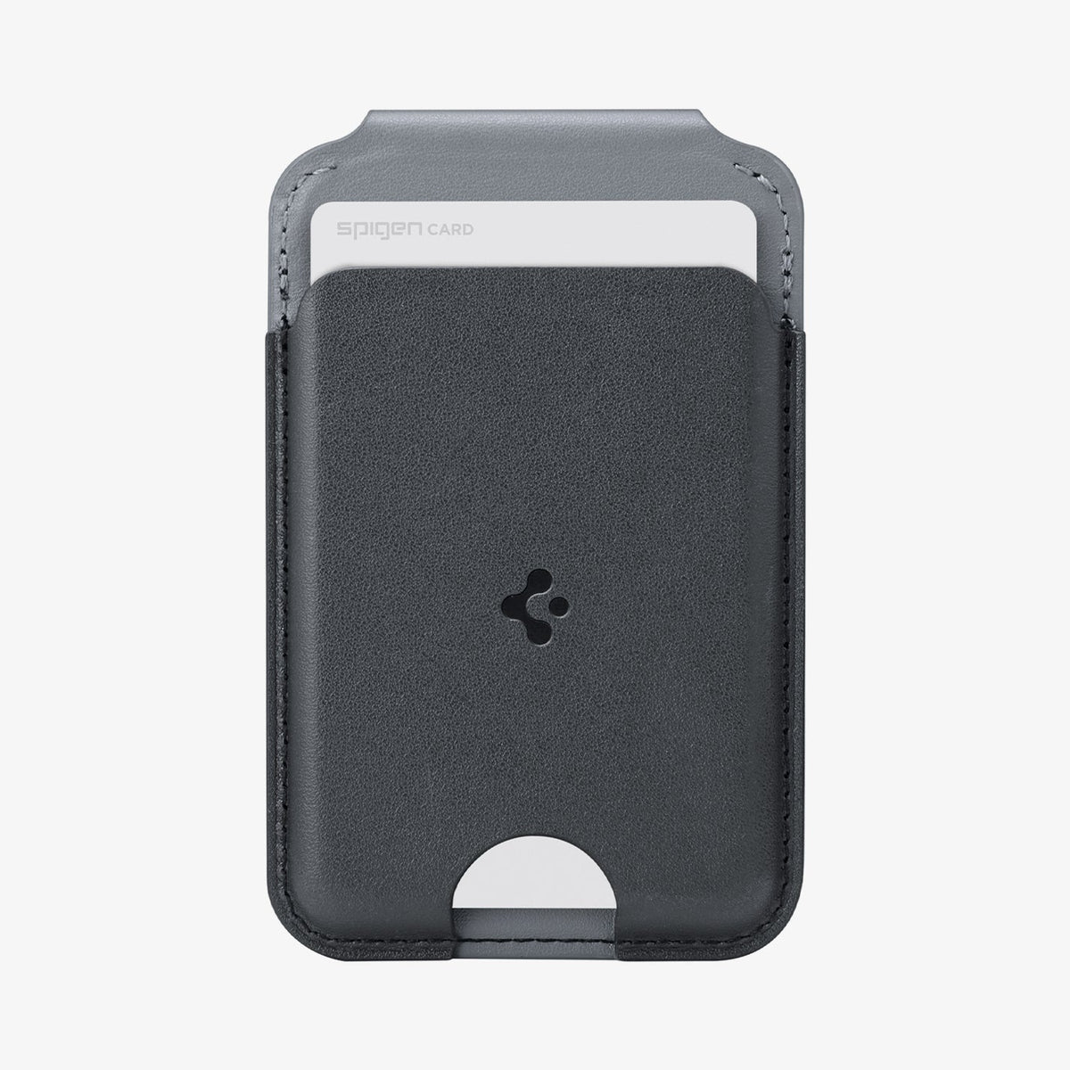 AFA11334 - MagSafe Card Holder Nano Pop S (Mag Fit) in Black Sesame showing front