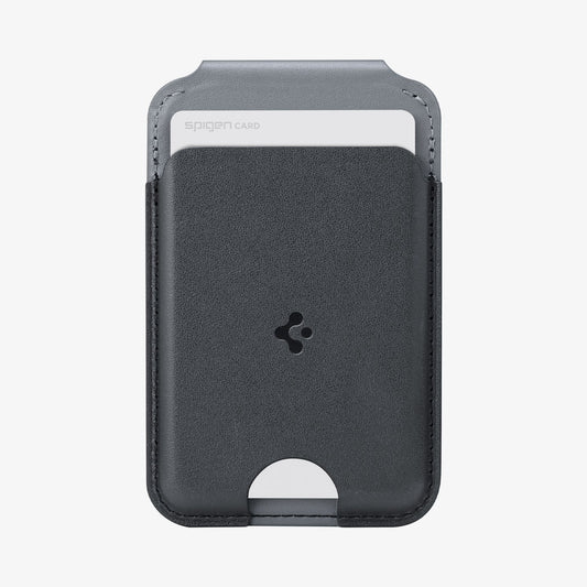 AFA11334 - MagSafe Card Holder Nano Pop S (Mag Fit) in Black Sesame showing front