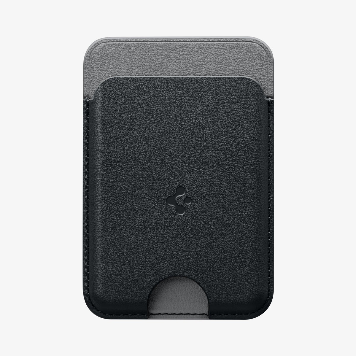 AFA06997 - MagSafe Card Holder Nano Pop (Mag Fit) in Black Sesame showing the front