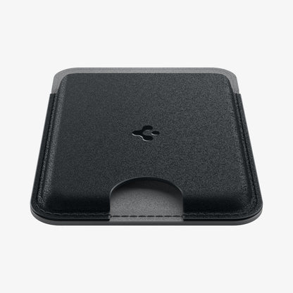 AFA06997 - MagSafe Card Holder Nano Pop (Mag Fit) in Black Sesame showing the front and bottom