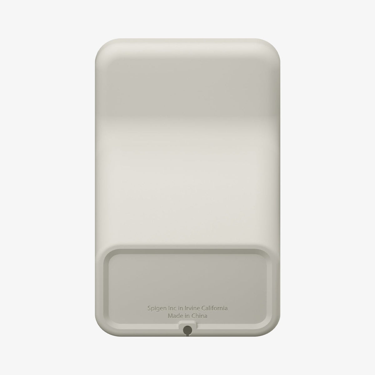 AMP09171 - Magsafe Charger Stand (Mag Fit) in Dune Beige showing the back