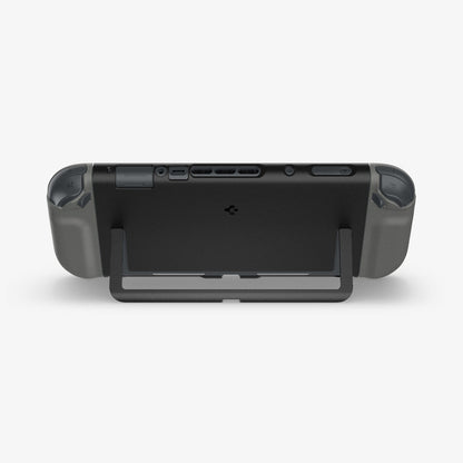 ACS10206 - Nintendo Switch 2 Case Nano Pop in Black Sesame showing the back, top and sides, propped up with the built-in kickstand