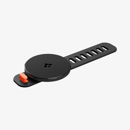 AMP11740 - Stroller Mount | OM200 (Mag Fit) showing the magnetic phone mount laid flat with its adjustable strap extended