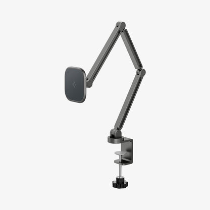 AMP09191 - OneTap Clamp in Space Gray showing the partial front and side with adjustable lock screw