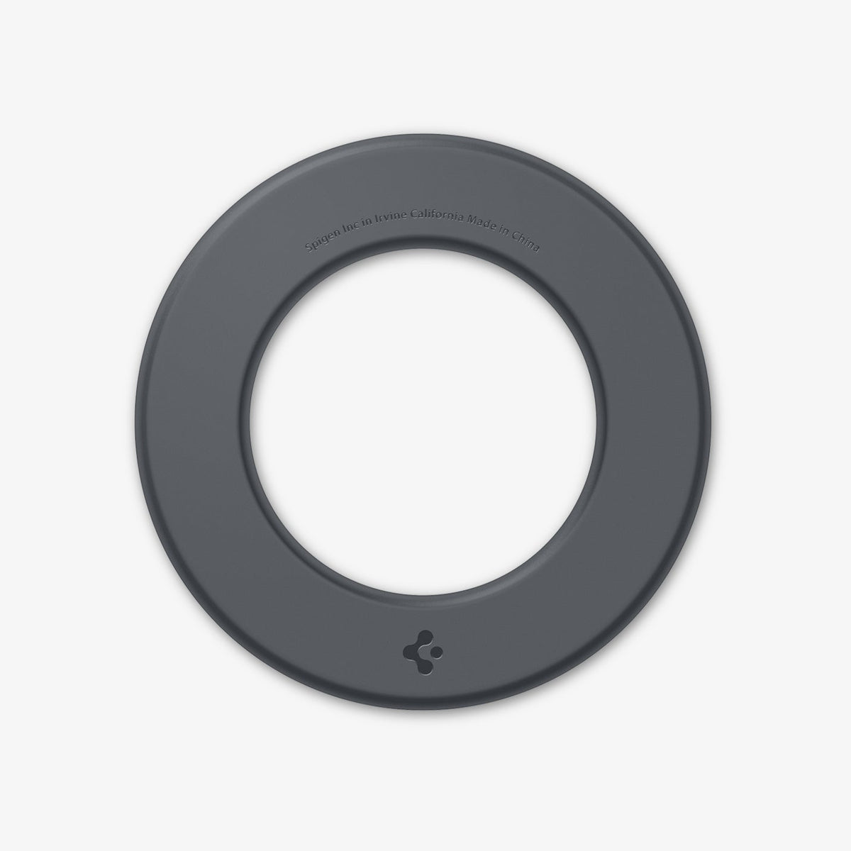 AMP09191 - OneTap Clamp in Space Gray showing the front of the magnet ring