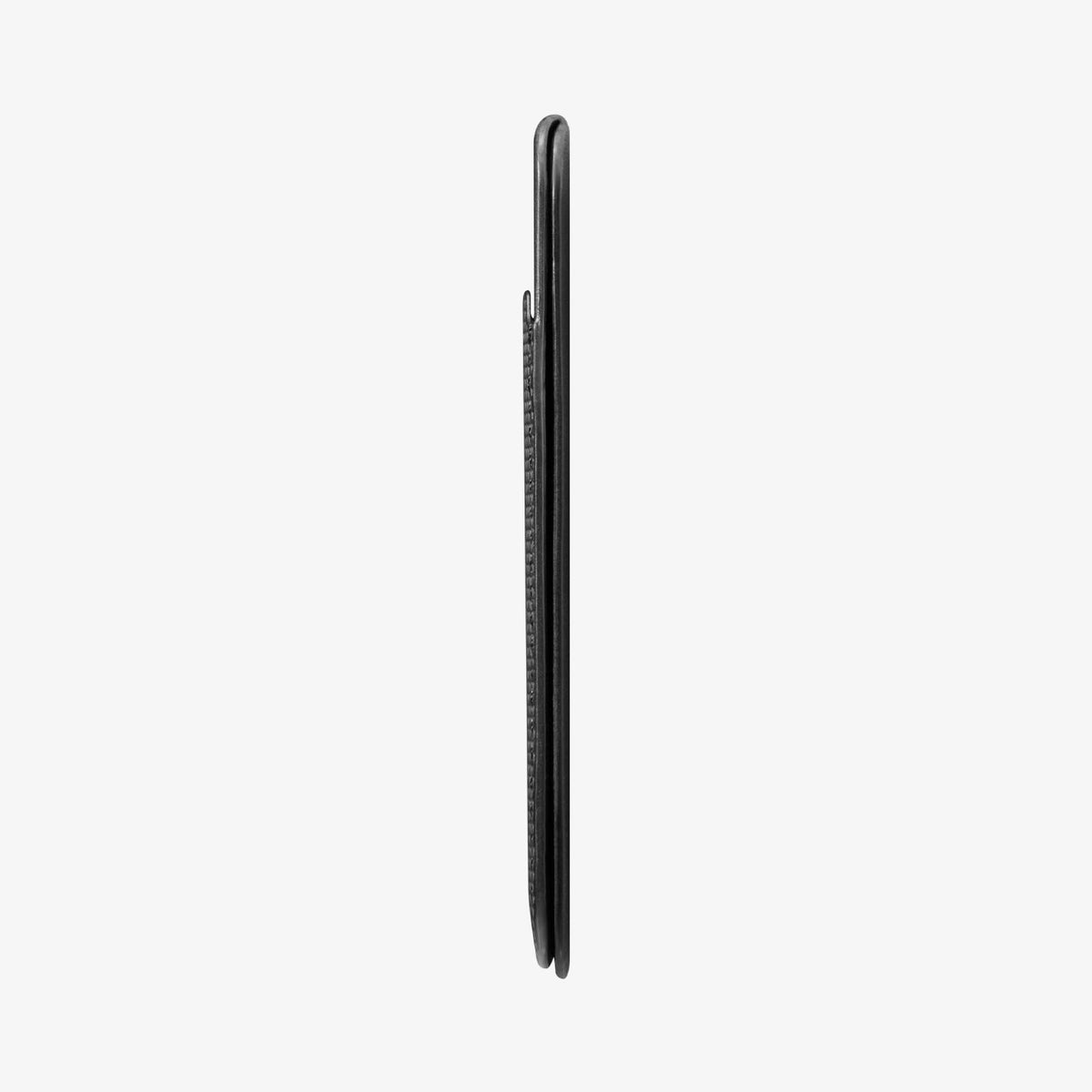 AFA10405 - MagSafe Card Holder Slim Fold (MagFit) | S314-1 in Black showing the side