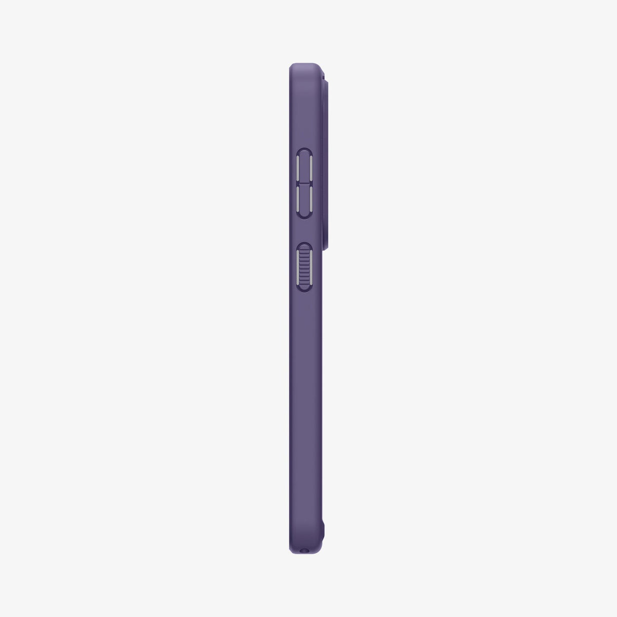 ACS11164 - Galaxy S26 Plus Case Ultra Hybrid (Mag Fit) Deep Purple showing the side