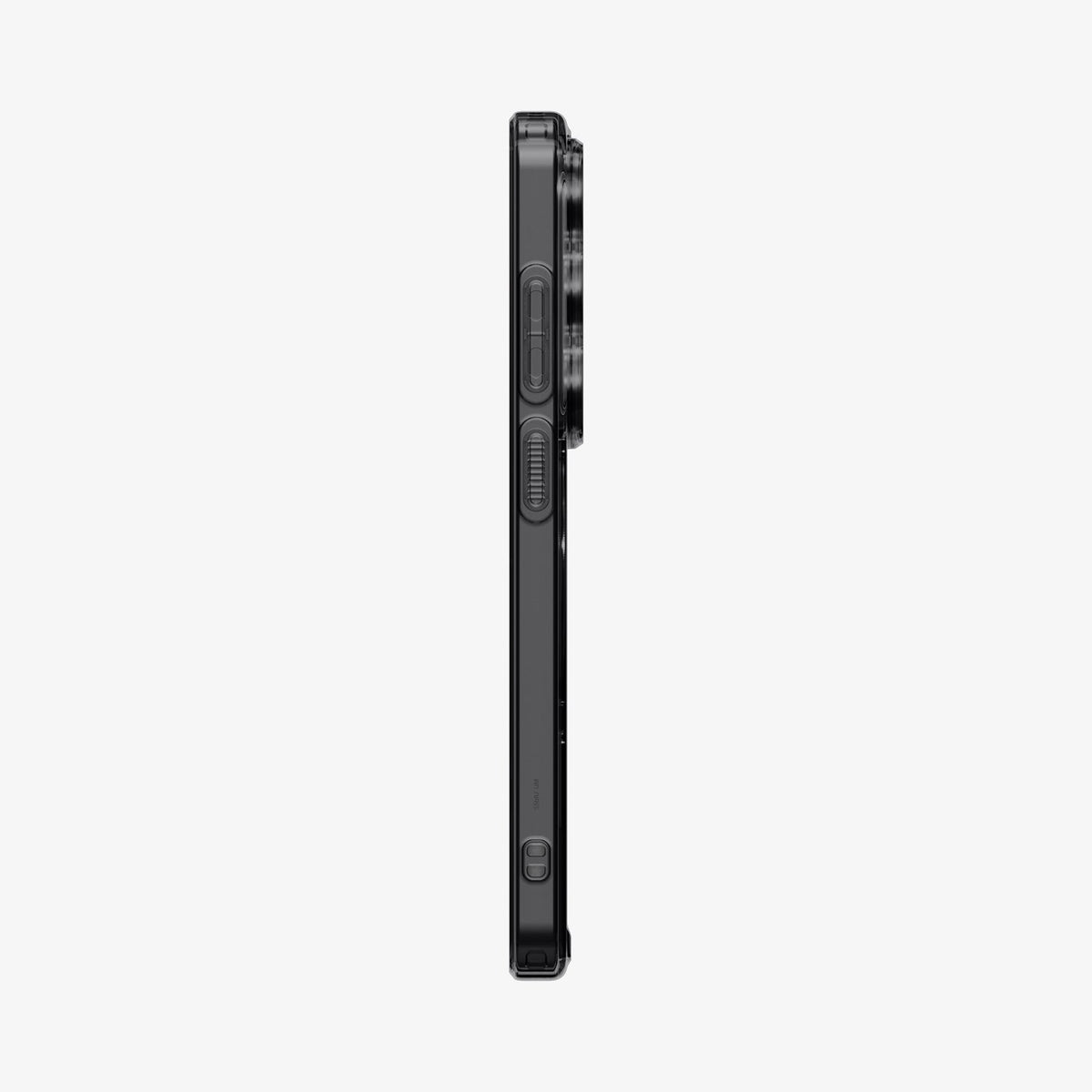 ACS10961 - Galaxy S26 Ultra Case Ultra Hybrid Zero One (Mag Fit) Black showing the side