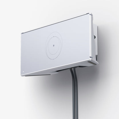 AMP09408 - Starlink Gen 3 Mount | STL310 in White showing the front, partial side and bottom