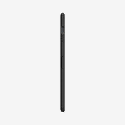 ACS09446 - Galaxy Tab S10 FE+ Case Ultra Hybrid Pro in Black showing the side