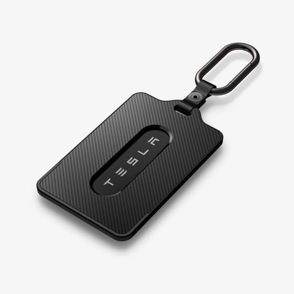 ACP11310 - Tesla Key Card Holder | TO243 in 1 Pack showing the front with carabiner