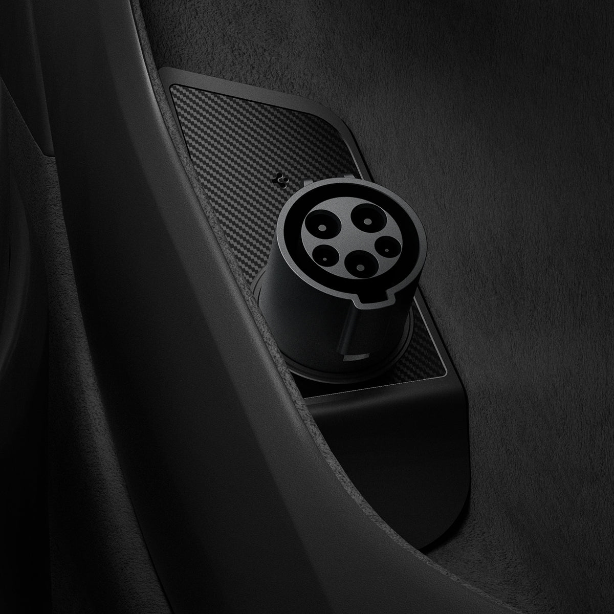 ACP11327 - Model Y Juniper (2025+) Charging Adapter Door Dock showing front view of the product