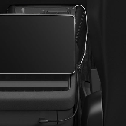 ACP07501 - Tesla Model 3 Highland - 3 in 1 Charging Organizer TO272H in Black showing cable holder with cable
