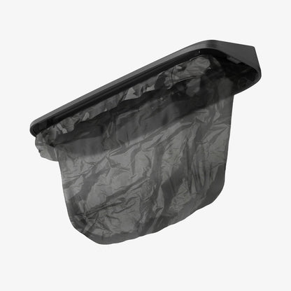 ACP11106 - Tesla Series - Car Trash Can | TO281J showing a slim black trash bin with a removable liner bag designed to hang neatly inside a vehicle interior.
