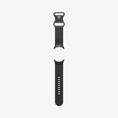 AMP09491 - PWF Series Band Nano Pop in black sesame showing the front with watch band laid out flat