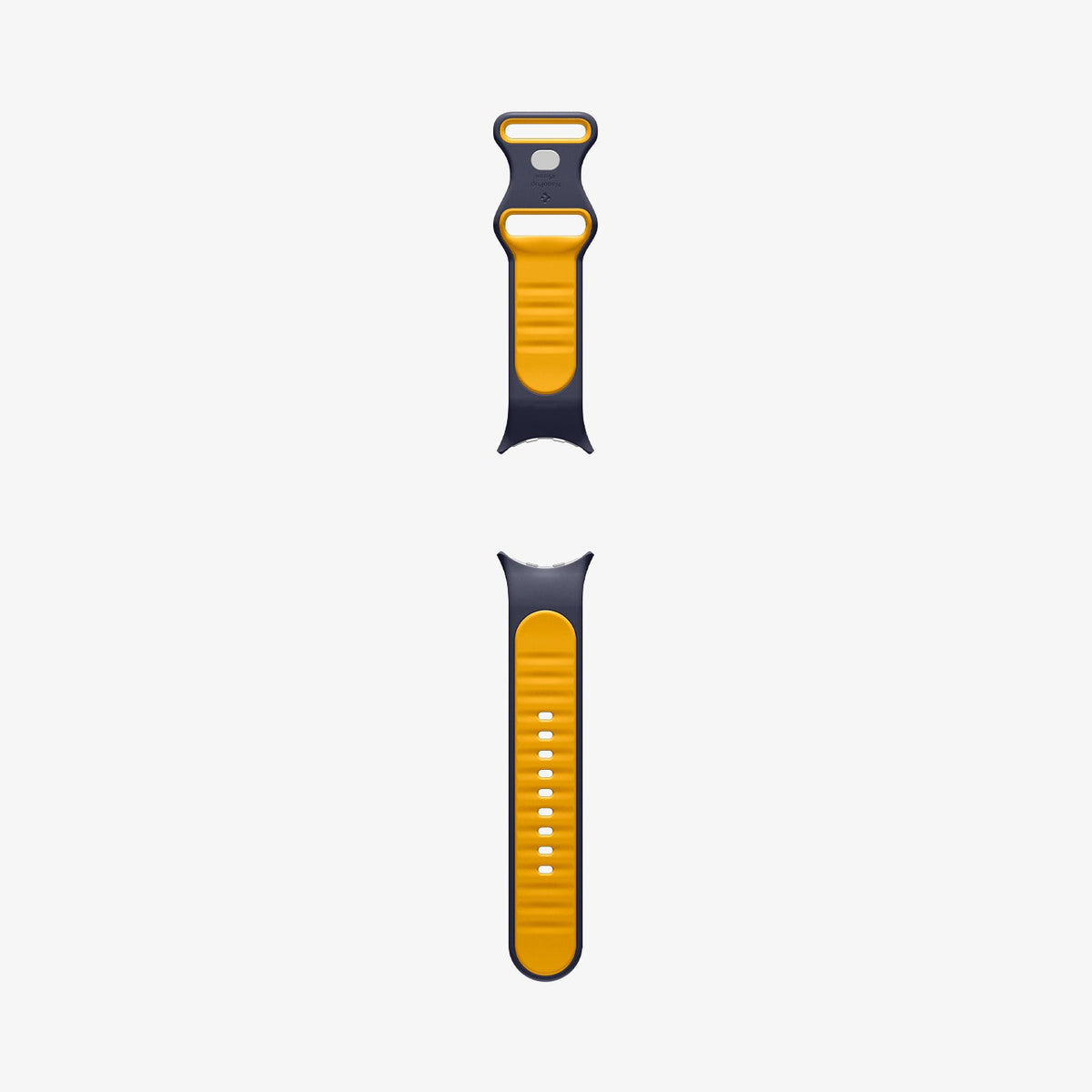 AMP09490 - PWF Series Band Nano Pop in blueberry navy showing the back of the watch band laid out flat