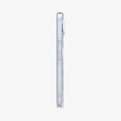 ACS09725 - Pixel 10 Pro XL Case Ultra Hybrid Metal Ring (MagFit) in crystal clear showing the side